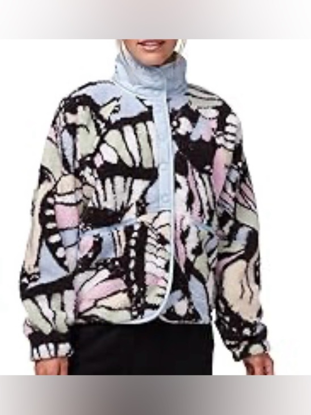 FREE PEOPLE Rocky Ridge Jacket Butterfly Print Multicolor. Size M